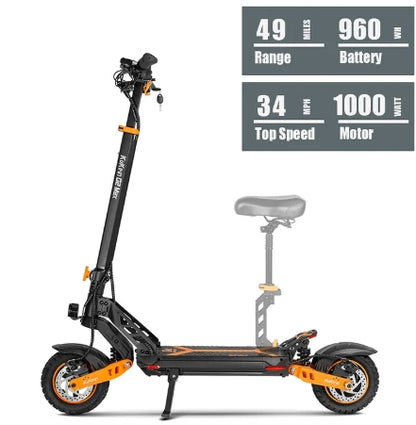 G2 Max Electric Scooter | 960WH Power | 1000W Motor